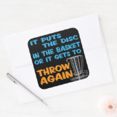 ディスクゴルフシール スクエアシール (封筒)