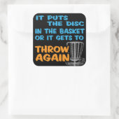 ディスクゴルフシール スクエアシール (バッグ)