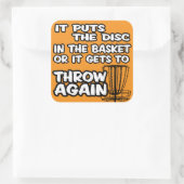 ディスクゴルフシール スクエアシール (バッグ)