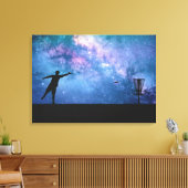 ディスクゴルフスター キャンバスプリント (インサイチュ (リビング))