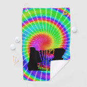 ディスクゴルフタオル – オレゴン絞り染め ゴルフタオル (インサイチュ)