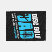 ディスクゴルフダディ フリースブランケット (正面(横))