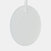 ディスクゴルフチェック#3 ガラスオーナメント (正面右)