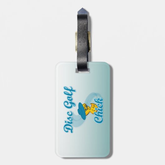 ディスクゴルフチェック#3 ラゲッジタグ (裏面縦)