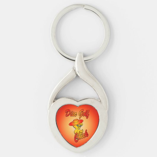 ディスクゴルフチェック#5 キーホルダー (正面)