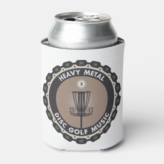 ディスクゴルフチェーン 缶クーラー (缶正面)