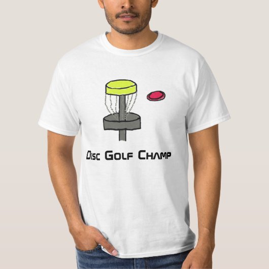 ディスクゴルフチャンピオンのTシャツ Tシャツ (正面)