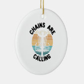 ディスクゴルフディスクゴルフバスケット セラミックオーナメント (右)