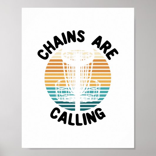 ディスクゴルフディスクゴルフバスケット ポスター (正面)