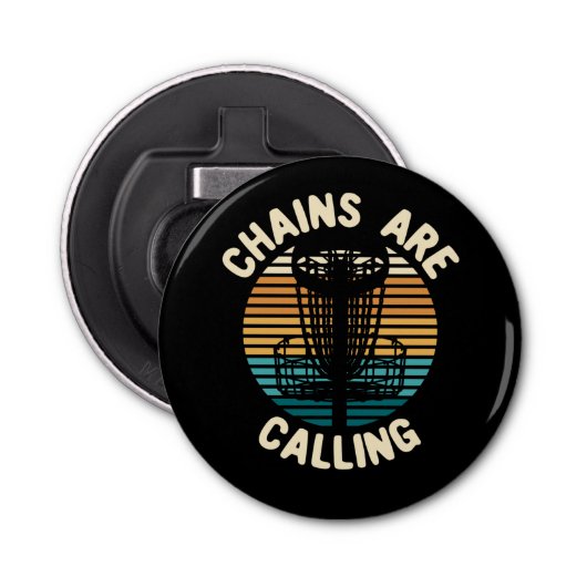 ディスクゴルフディスクゴルフバスケット 栓抜き (正面)