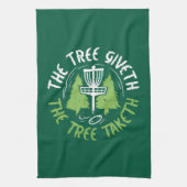 ディスクゴルフディスクゴルフプレーヤーギフト キッチンタオル (縦)