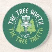 ディスクゴルフディスクゴルフプレーヤーギフト コースター (正面)