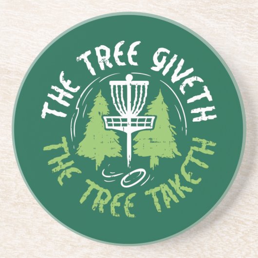 ディスクゴルフディスクゴルフプレーヤーギフト コースター (正面)