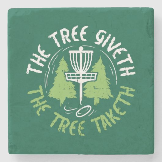 ディスクゴルフディスクゴルフプレーヤーギフト ストーンコースター (正面)