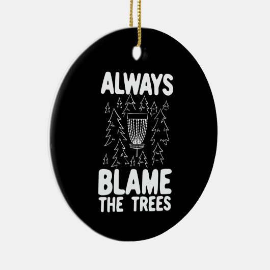 ディスクゴルフディスクバスケットギフト セラミックオーナメント (右)