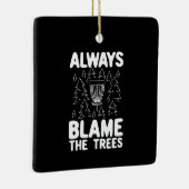 ディスクゴルフディスクバスケットギフト セラミックオーナメント (右)