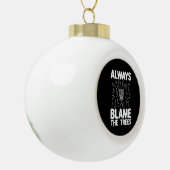 ディスクゴルフディスクバスケットギフト セラミックボールオーナメント (左)