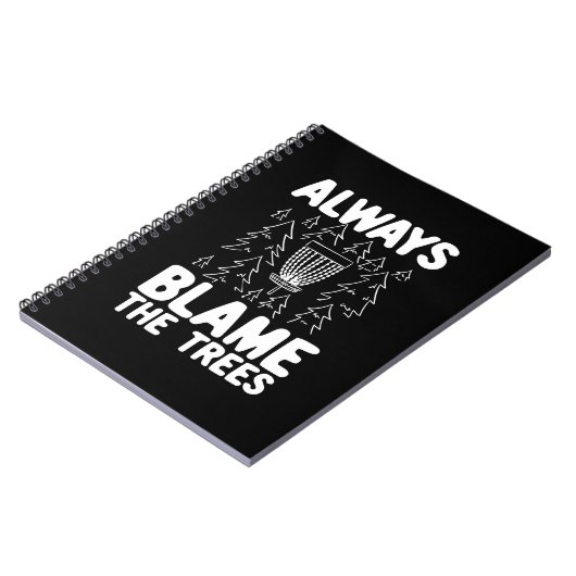 ディスクゴルフディスクバスケットギフト ノートブック (左側)