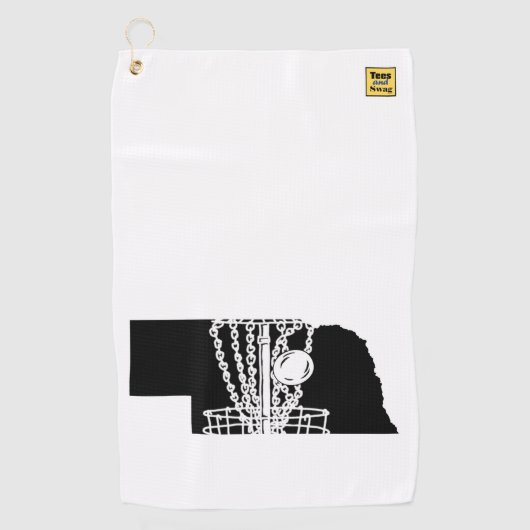 ディスクゴルフネブラスカ – ディスクゴルフ用バッグ ゴルフタオル (正面)