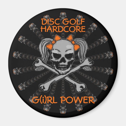 ディスクゴルフハードコア マグネット (正面)