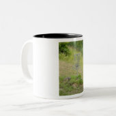 ディスクゴルフバスケットのチェーン ツートーンマグカップ (正面左)