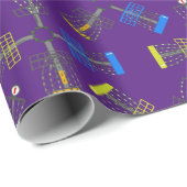 ディスクゴルフバスケットの繰り返し ラッピングペーパー (ロールコーナー)