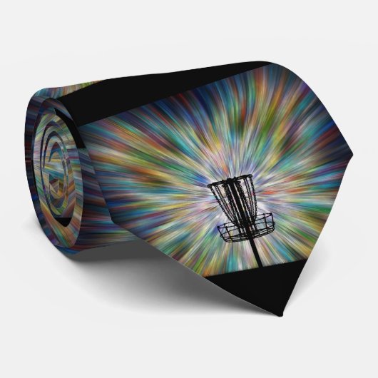 ディスクゴルフバスケットシルエット ネクタイ (ロール)