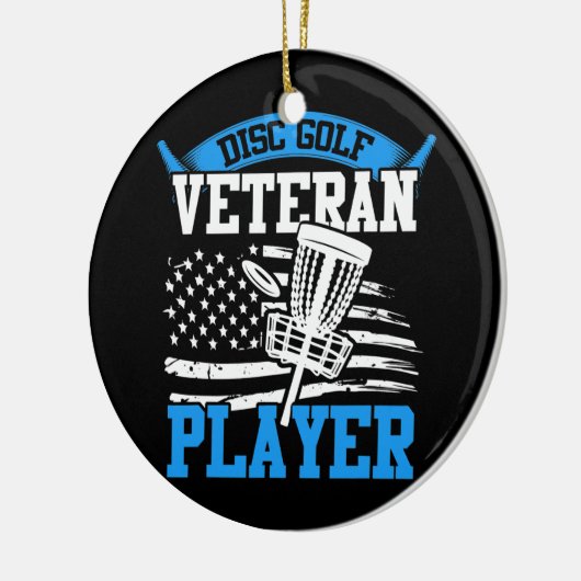 ディスクゴルフバスケットツリースポーツフリスビーディスクゴルフ セラミックオーナメント (左)