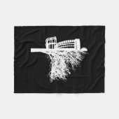 ディスクゴルフバスケットツリー  フリースブランケット (正面(横))