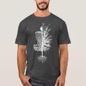 ディスクゴルフバスケットツリーfrisbeeゴルフプレミアム tシャツ (正面)