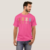 ディスクゴルフバスケット動揺して Tシャツ (正面フル)