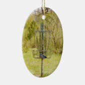 ディスクゴルフバスケット7 セラミックオーナメント (右)