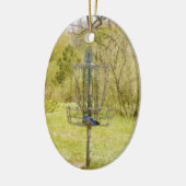 ディスクゴルフバスケット7 セラミックオーナメント (左)