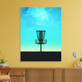 ディスクゴルフバスケット キャンバスプリント (インサイチュ (リビング))