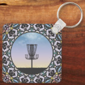 ディスクゴルフバスケット キーホルダー (裏面)