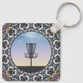 ディスクゴルフバスケット キーホルダー (裏面)