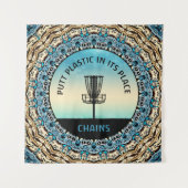 ディスクゴルフバスケット タペストリー (正面)