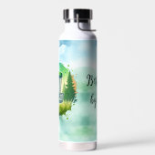 ディスクゴルフバスケット |パー最高のパパ ウォーターボトル (左面)