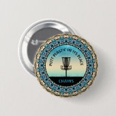 ディスクゴルフバスケット 缶バッジ (正面&裏面)