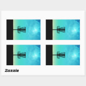 ディスクゴルフバスケット 長方形シール (シート)