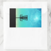 ディスクゴルフバスケット 長方形シール (バッグ)