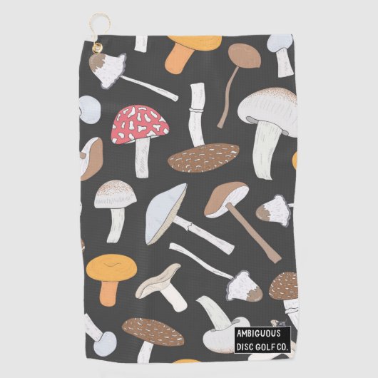 ディスクゴルフバッグタオル及びクリップ ゴルフタオル (正面)
