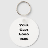 ディスクゴルフバッグラベル キーホルダー (裏面)