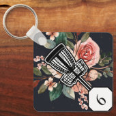 ディスクゴルフバッグラベル キーホルダー (正面)