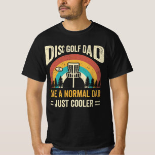 ディスクゴルフパパの通常のパパクールだけ Tシャツ