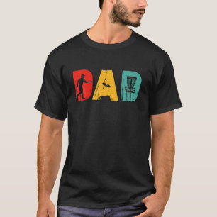 ディスクゴルフパパヴィンテージ父の日スポーツディスクゴール Tシャツ