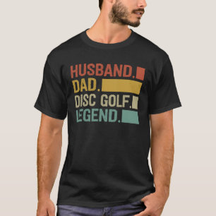 ディスクゴルフパパ夫パパディスクゴルフ伝説父 Tシャツ