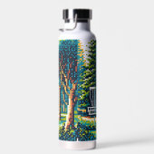 ディスクゴルフピクセルアート ウォーターボトル (右面)