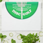 ディスクゴルフフリスビーケージ キッチンタオル (折り畳み)