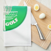 ディスクゴルフフリスビーケージ キッチンタオル (四つ折り)